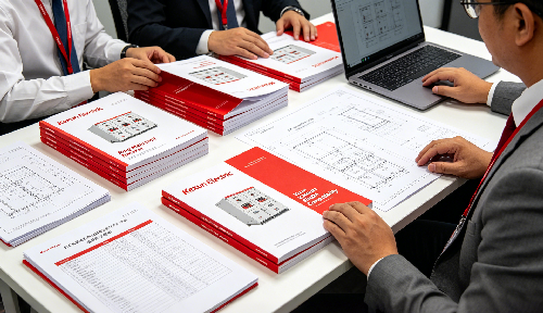 Kexun Electric red and white switchgear