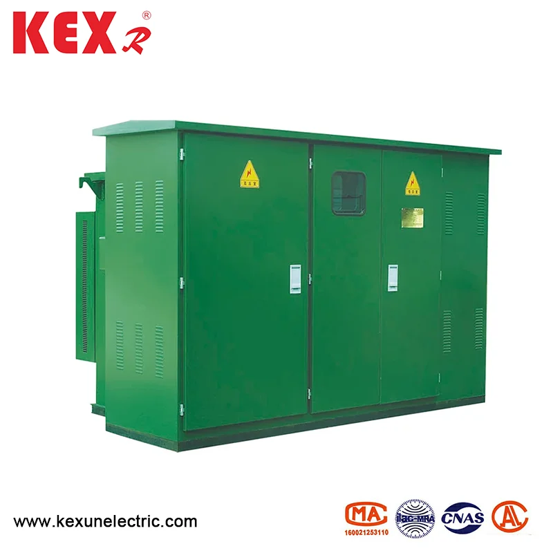 Subestación de tipo de caja estadounidense preinstalada
